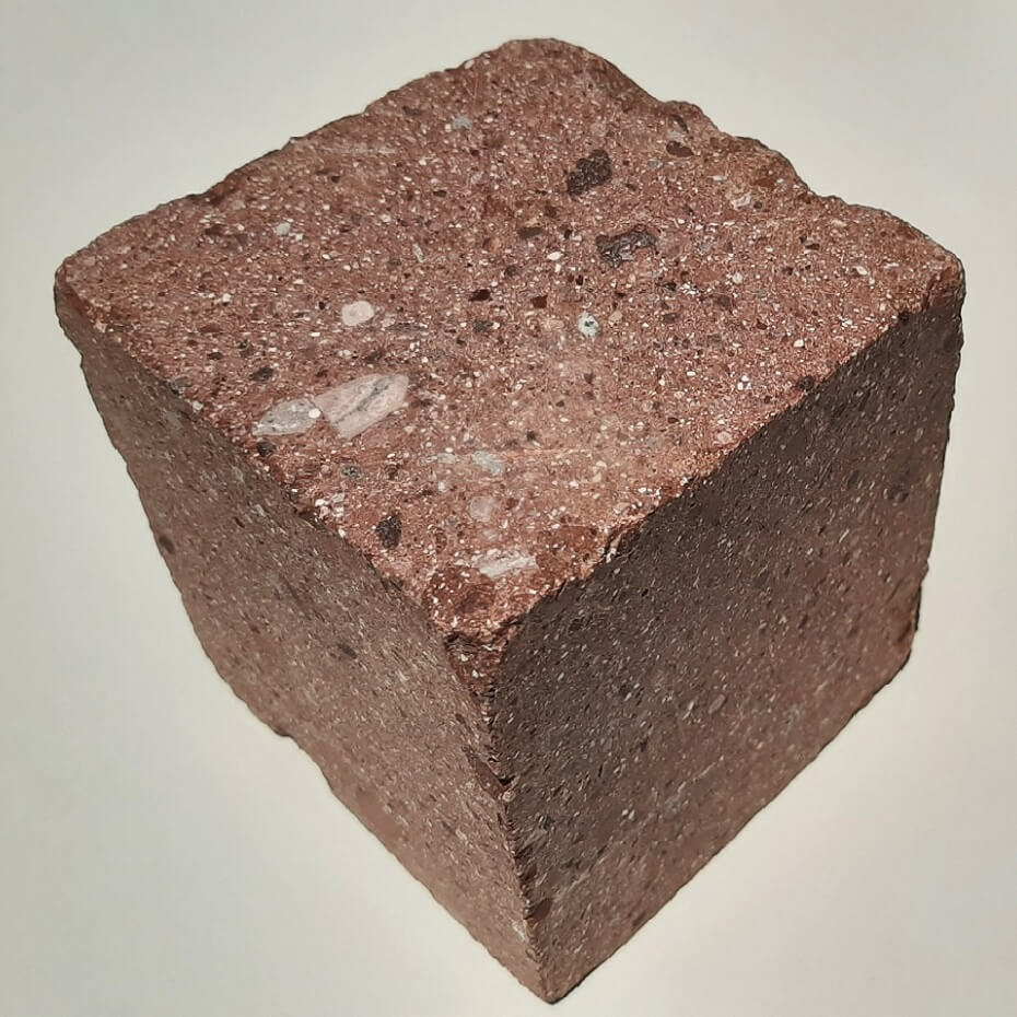 کوبیک شش وجه برش گرانیت قرمز